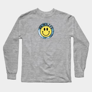 Ocean Be Happy Smiley Face Long Sleeve T-Shirt